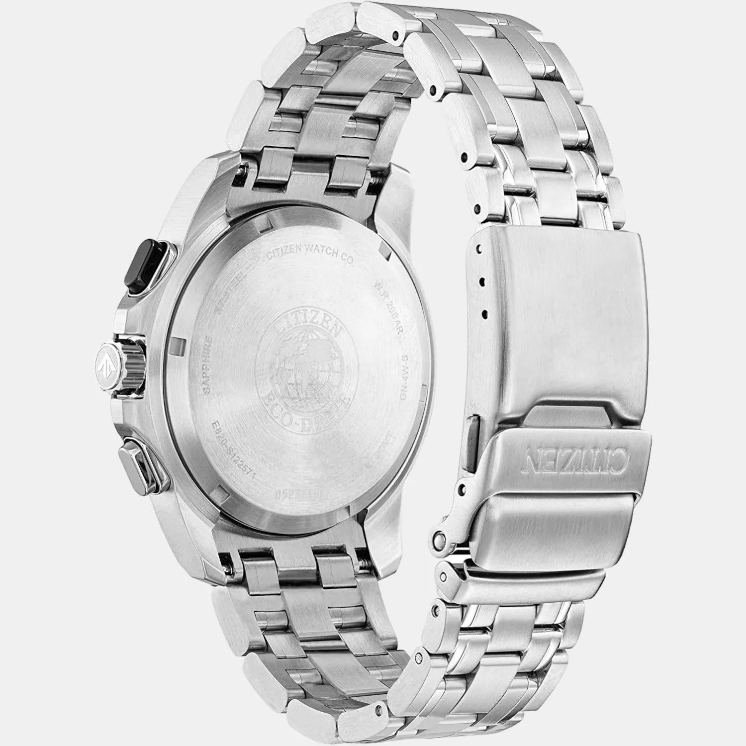 Men's Black Stainless Steel Chronograph Watch BL5578-51E