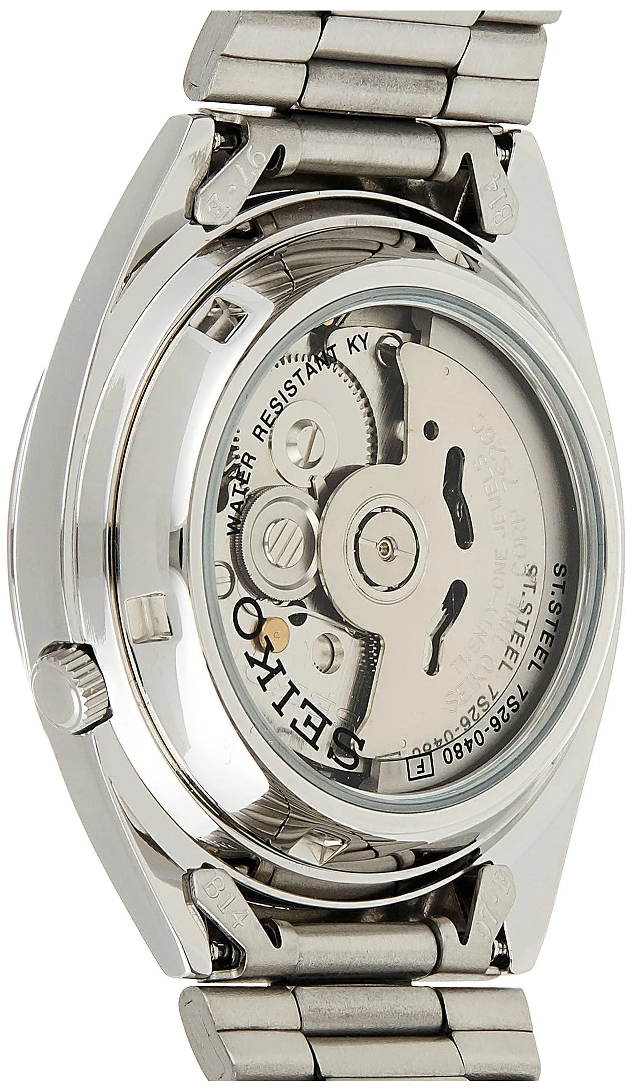 Seiko 5 Men's Stainless Steel Watch, Midnight